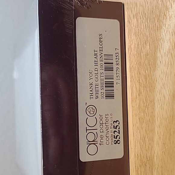 Artco fine paper Thank you cards 102 cards 100 envelopes - Picture 3 of 4